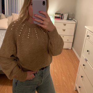 H & M Pearl Sweater